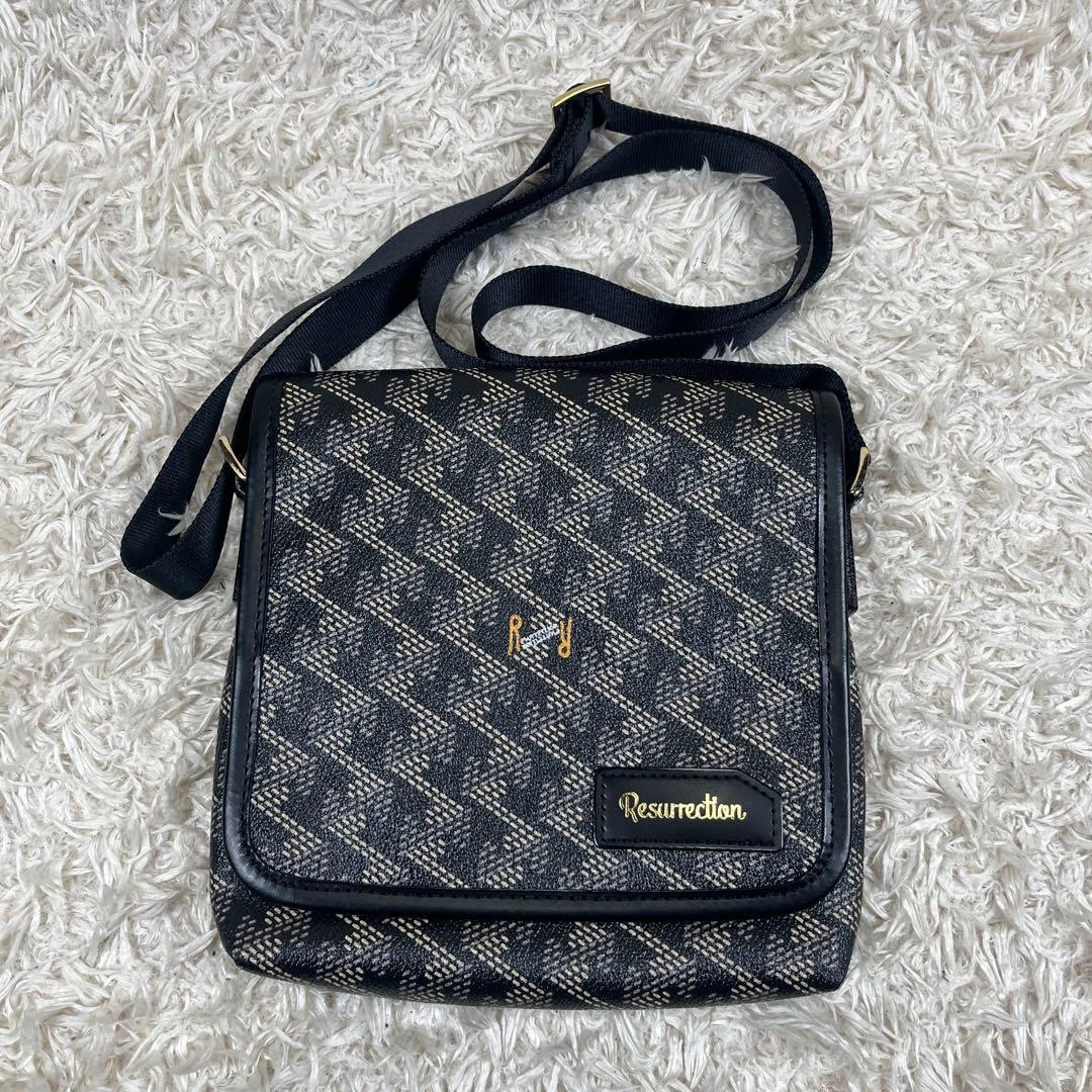 未使用級 Resurrection パロット PVC ショルダーバッグ