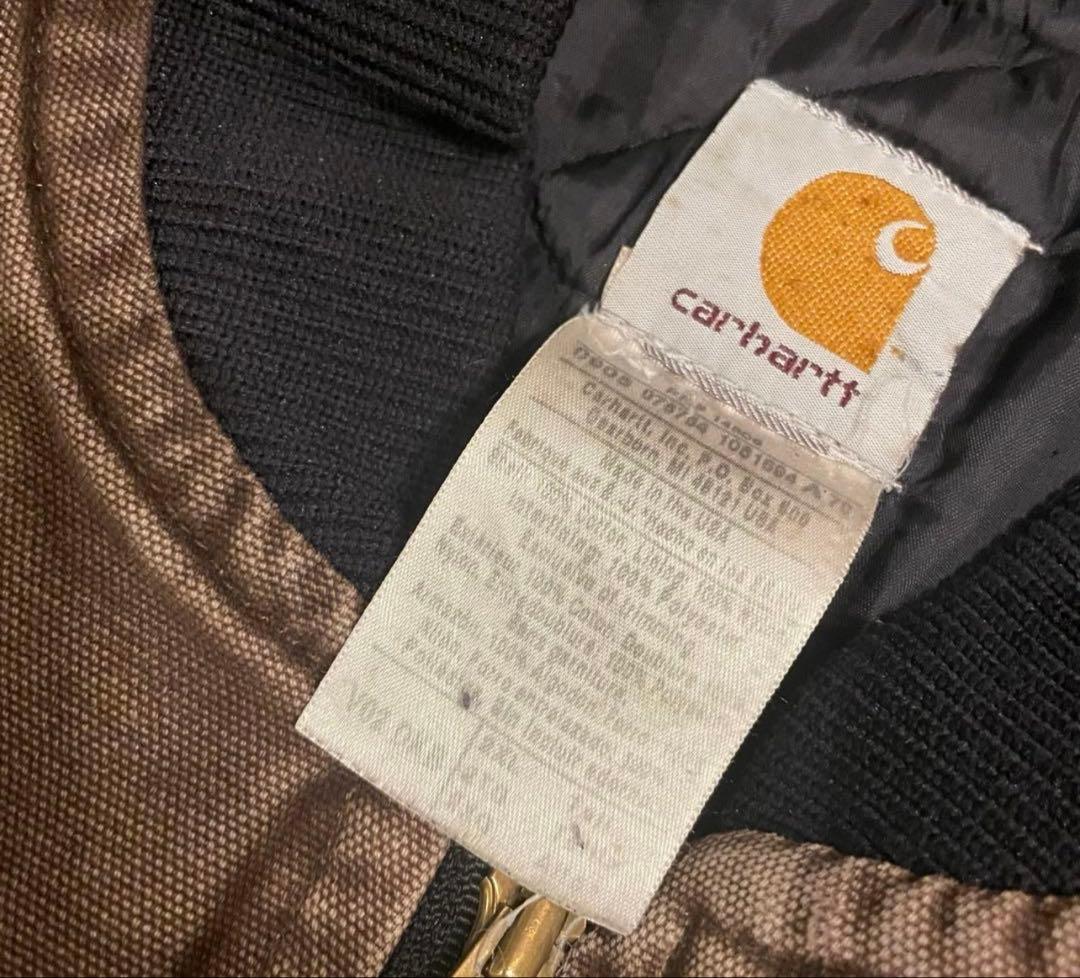 00s Carhartt カーハート ベスト USA製 ダークブラウン ダック