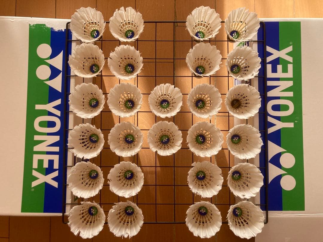 エアロセンサ500など　リペア済み基礎打ち・ノック用シャトル126個