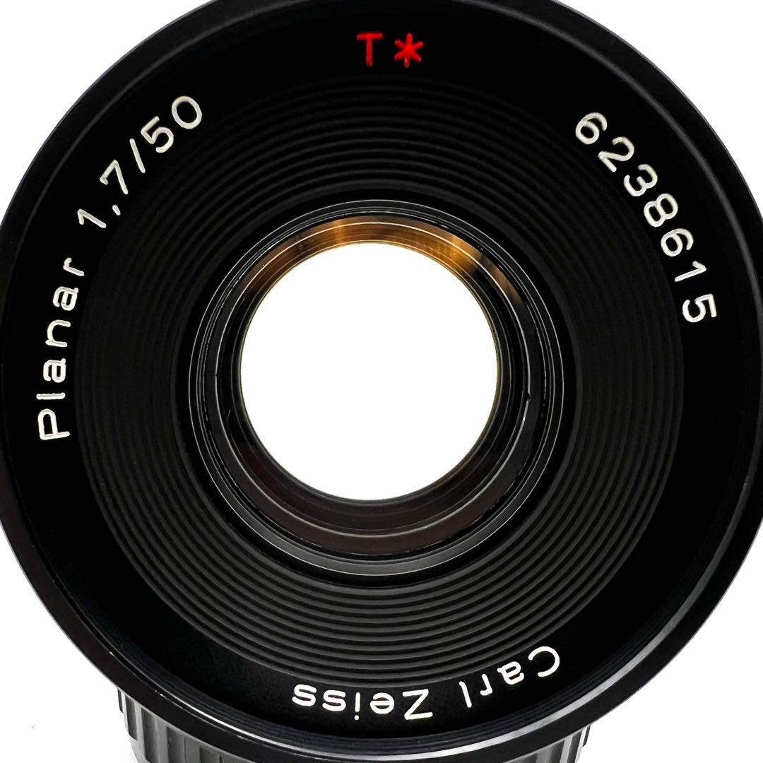 【美品】コンタックス CONTAX Planar 50mm F1.7 AEJ