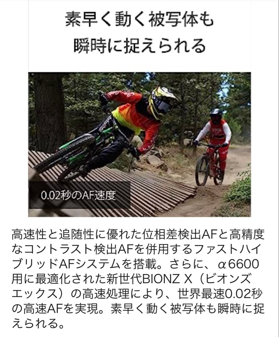 【美品・シャッター5642回】SONY α6600 ボディ ミラーレス一眼カメラ