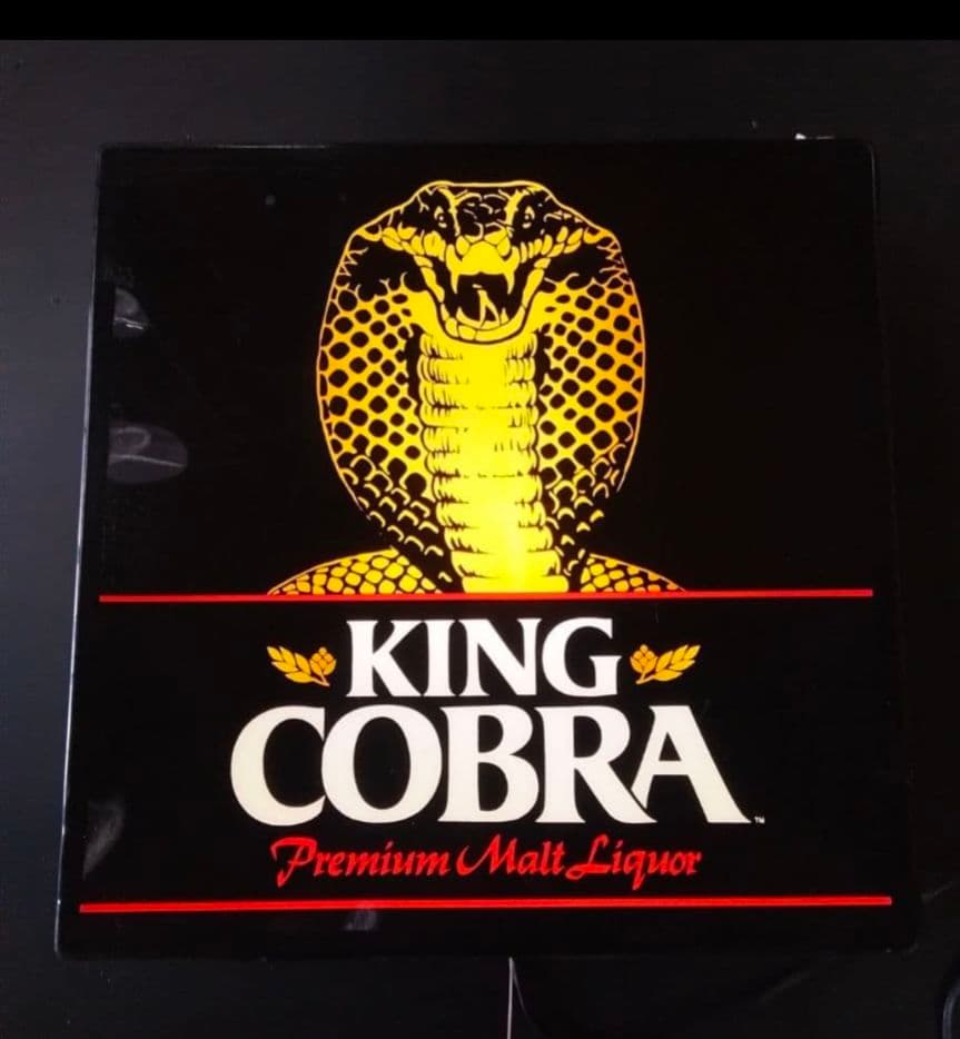 クアーズビール、キングコブラ、バドマン、全3種　電飾ミラーサイン