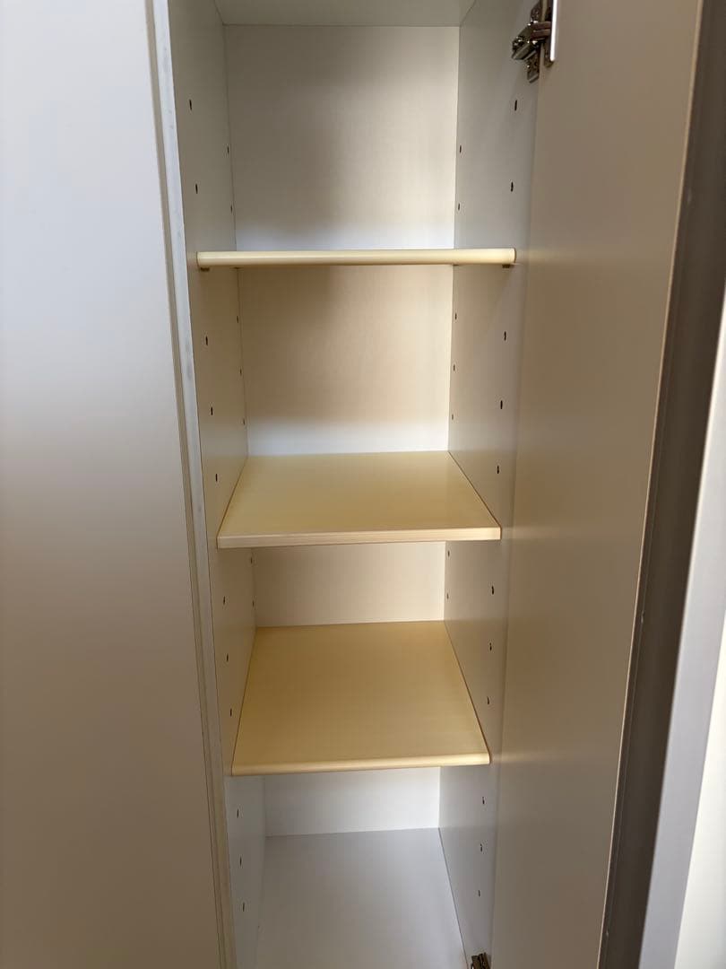 ホワイトキャビネット スリットデザイン 日本製キャビネット