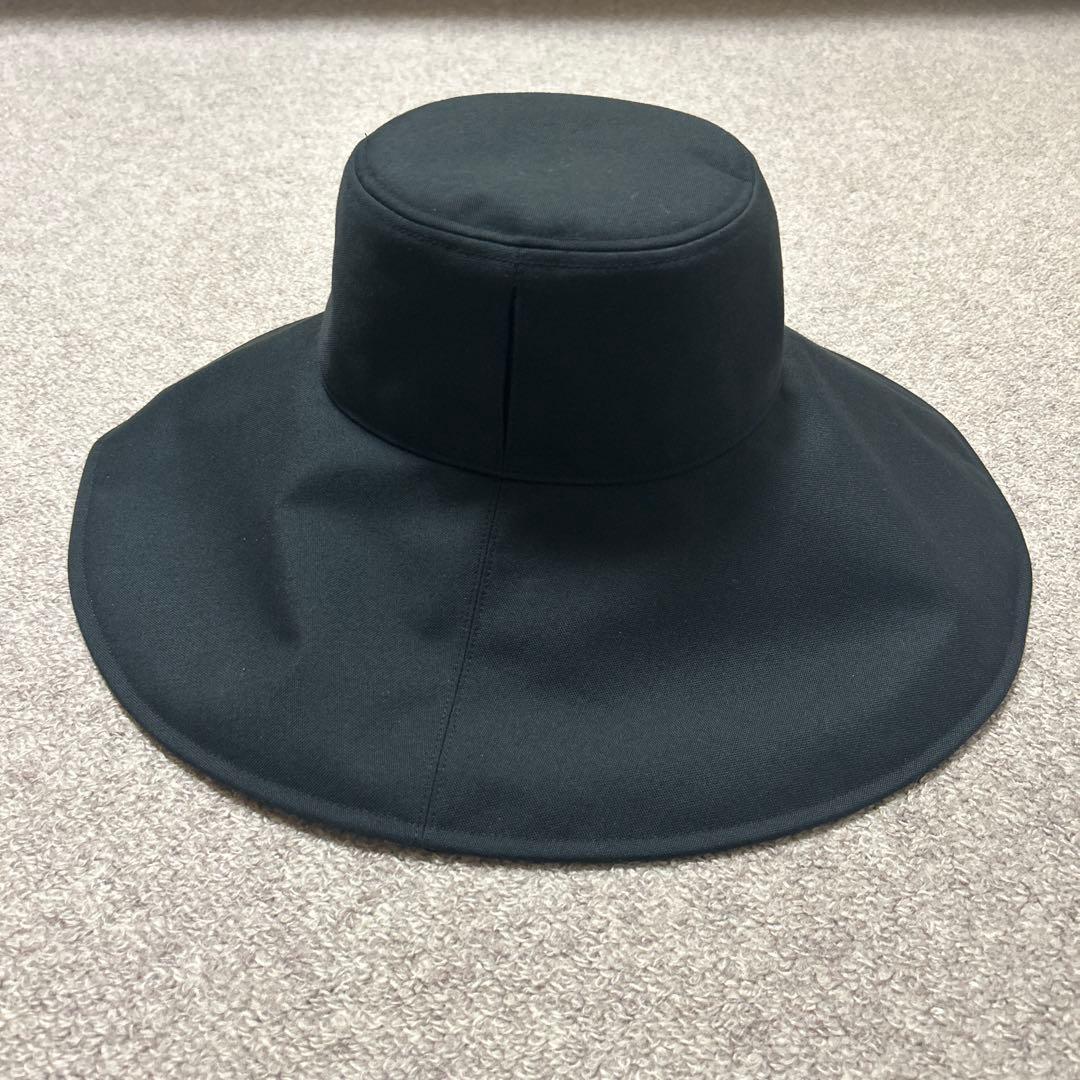 サンバリア100 ワイドハット＋プラス　ブラック　M