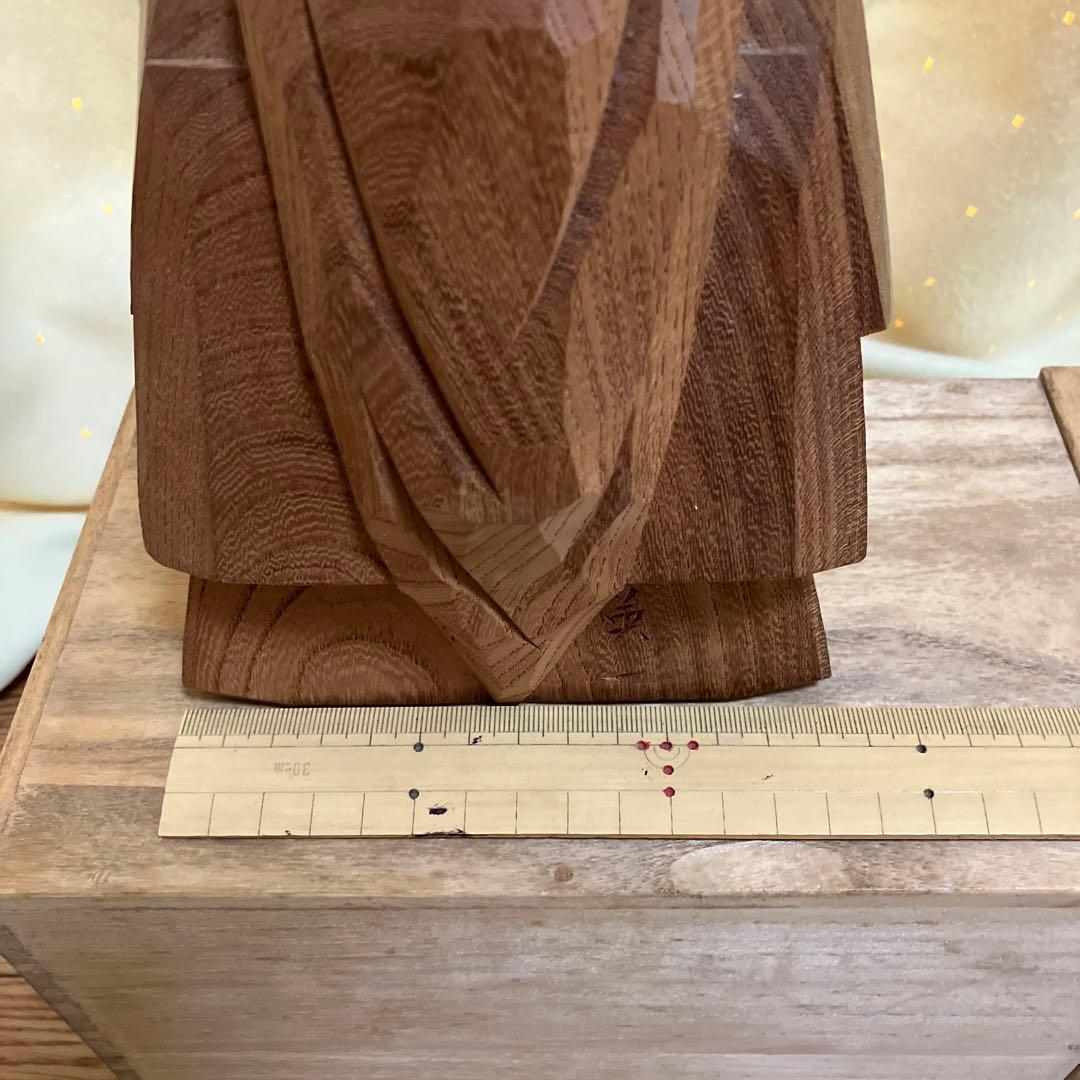 木彫り　猩々　工芸品