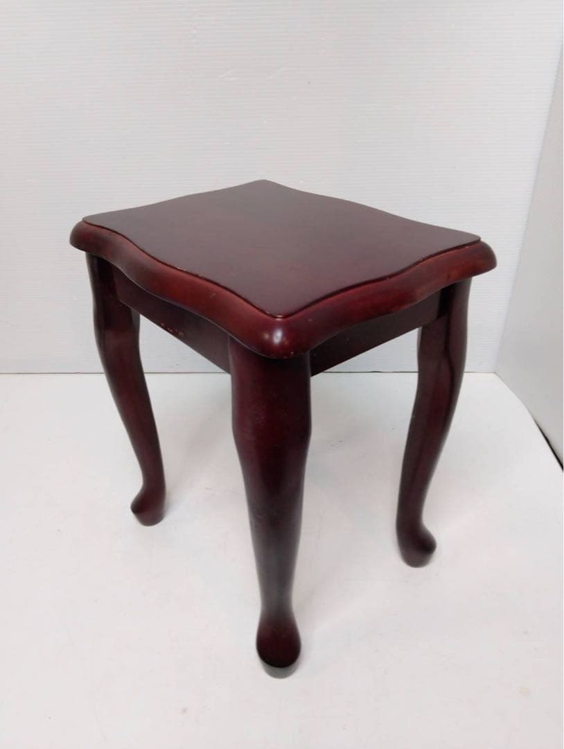 G1810 八幡産業　ネストテーブル 3段 3点セット 木製 アンティーク調