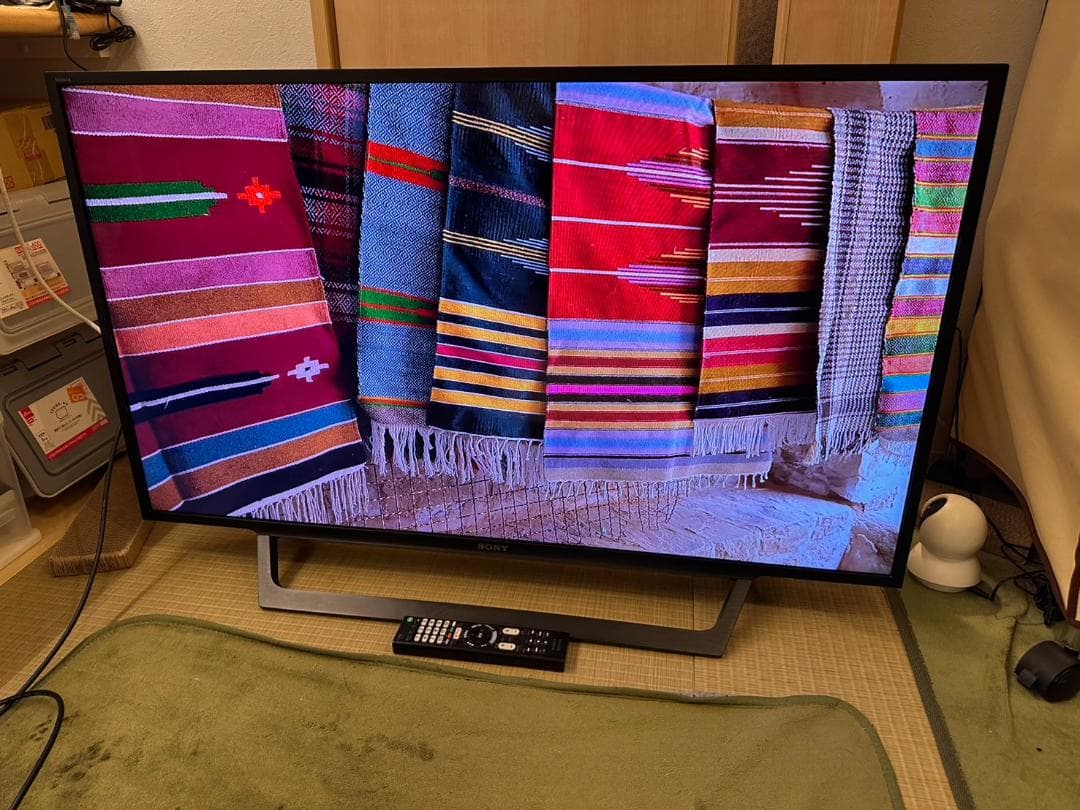 ネットフリックス可！SONY ソニー　テレビ　KJ-43W730E　17年製美品