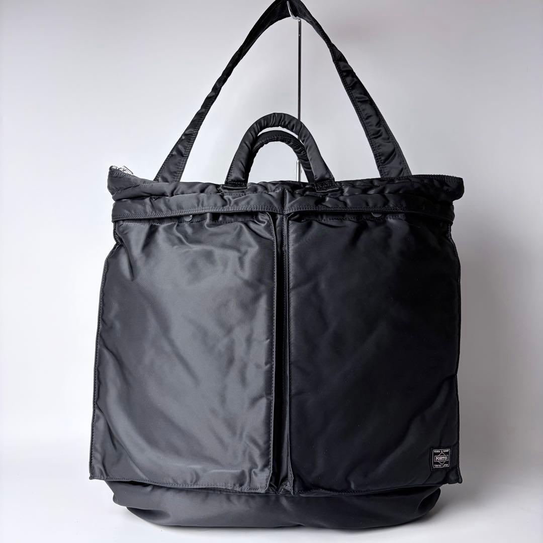 【未使用級】ポーター　タンカー　ヘルメットバック　ショルダーバック　大容量　黒