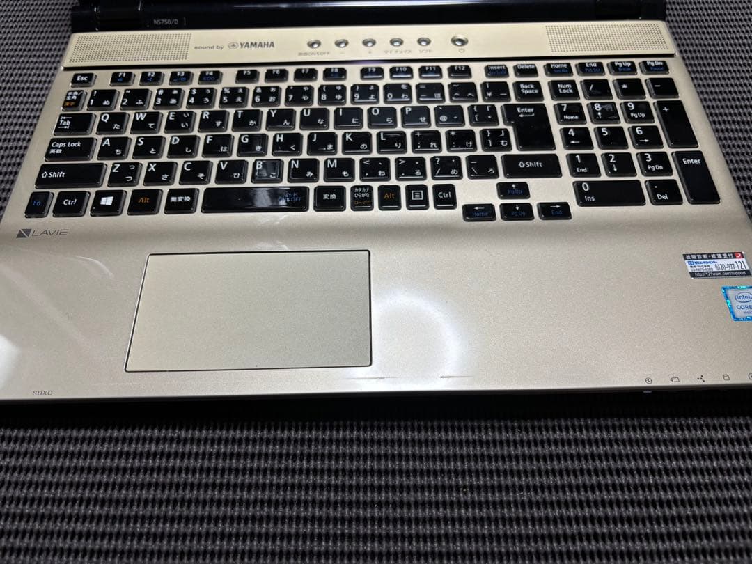 Windowsノート本体 LAVIE PC-NS750DAG i7-6500 16GB SSD240GB