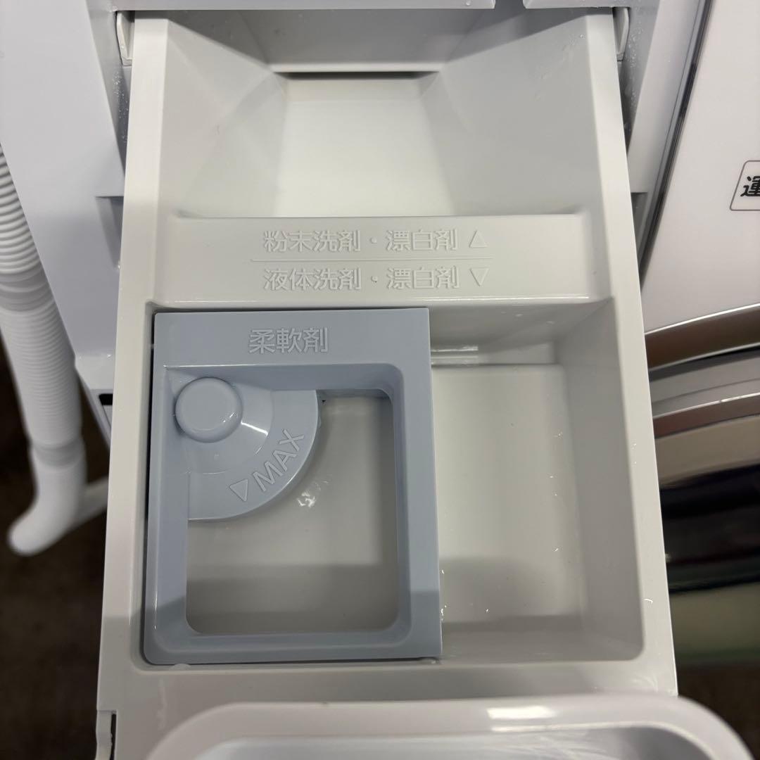 ★158　ドラム式洗濯機　ヤマダ　9キロ　左開き　25年　安い　綺麗　設置無料