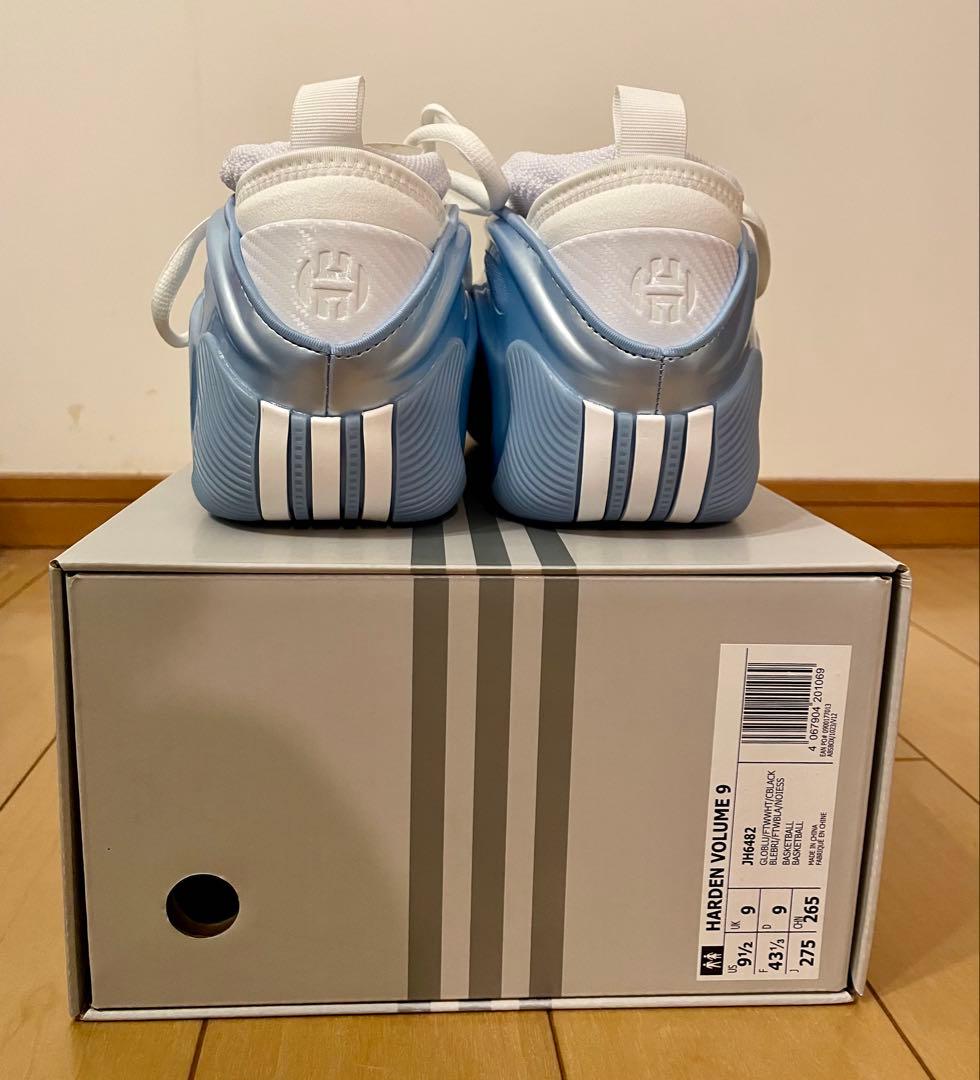 adidas、ハーデン9、27.5センチ