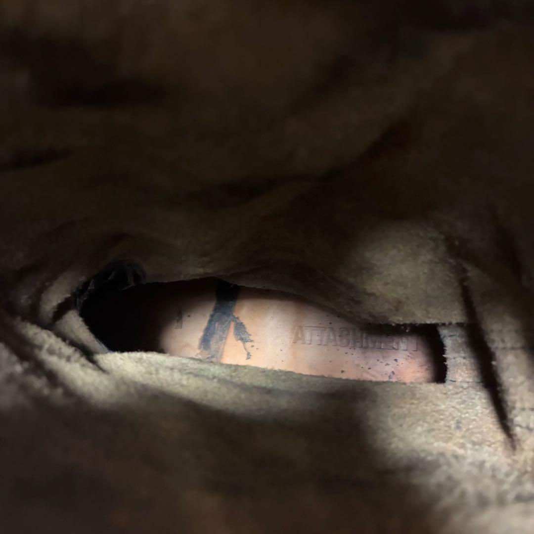 アタッチメント　エンジニアブーツ　ブラック　レザー　TOPFINEソール　y2k