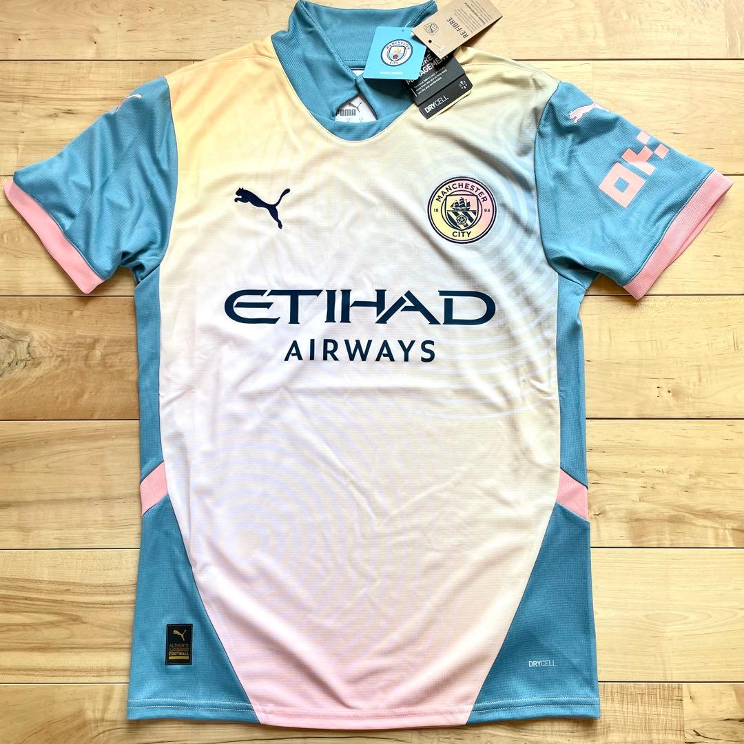 新品PUMAプーママンチェスターシティ4thユニフォームSサイズMサイズ