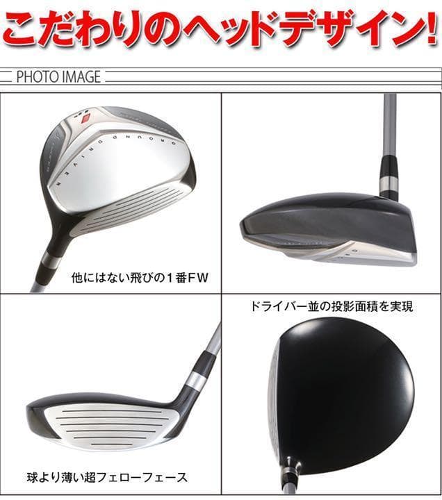 【ヘッドのみ】1.2番FWも! 優しい超大型激飛び2オン兵器◆ フォーサイトFW