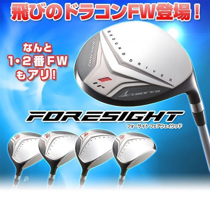 【ヘッドのみ】1.2番FWも! 優しい超大型激飛び2オン兵器◆ フォーサイトFW