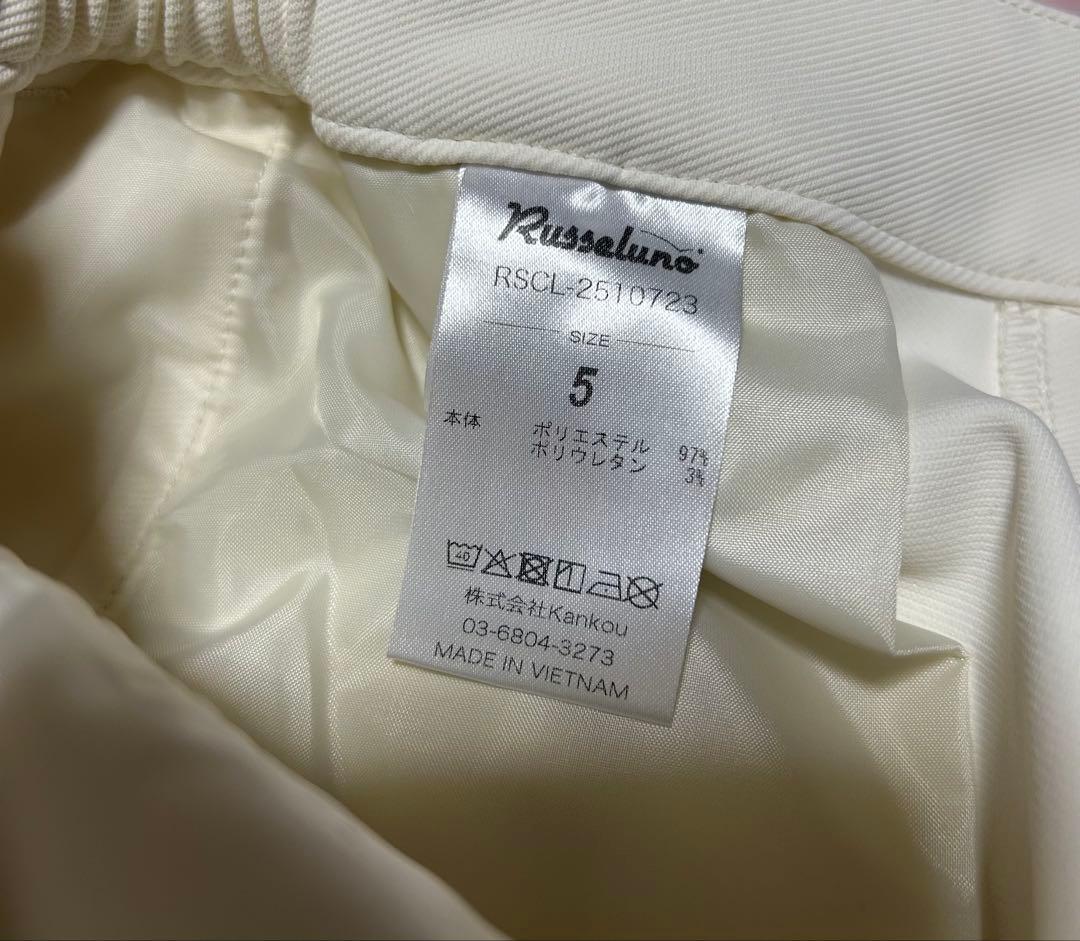 ラッセルノ★ゴルフパンツ　白　サイズ5