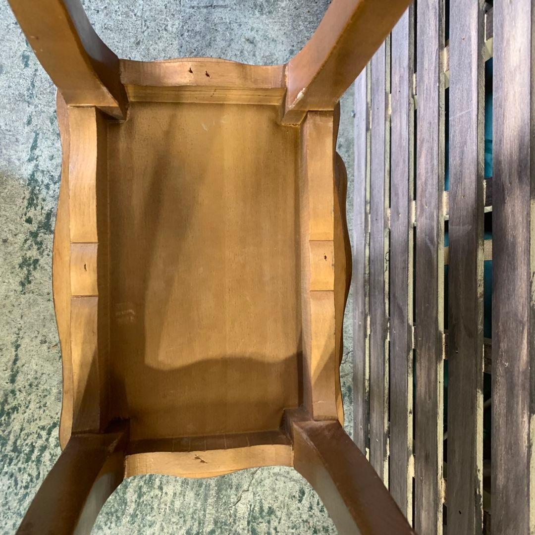 H886 レトロ家具 木製ネストテーブル 2点セット サイドテーブル 飾り棚