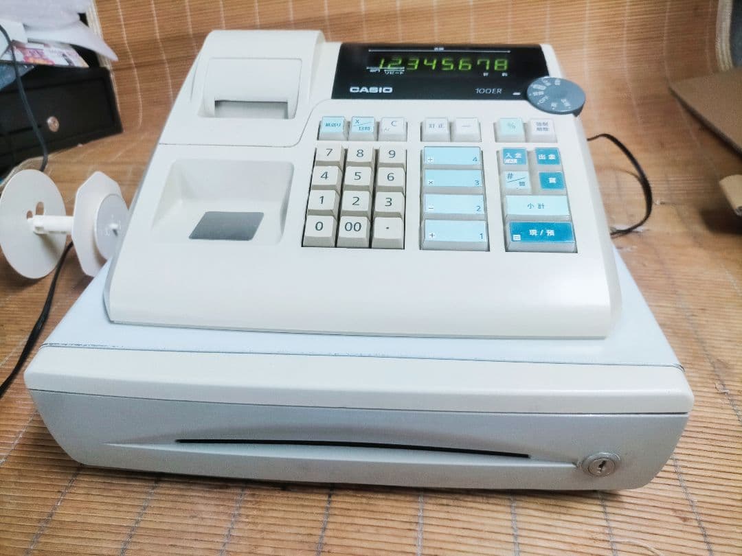 カシオレジスター　100ER　簡単便利特殊　送料込　207000
