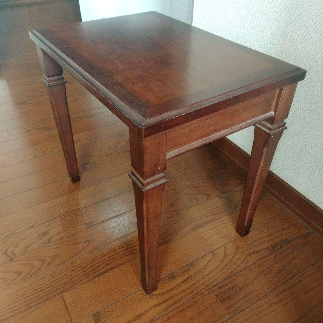 マルニ　地中海　ネスト/サイドテーブル　ブラウン木製　サイドテーブル