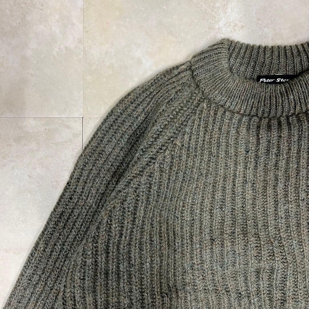 N*S様 80s Peter storm オイルドウールニットセーター イギリス