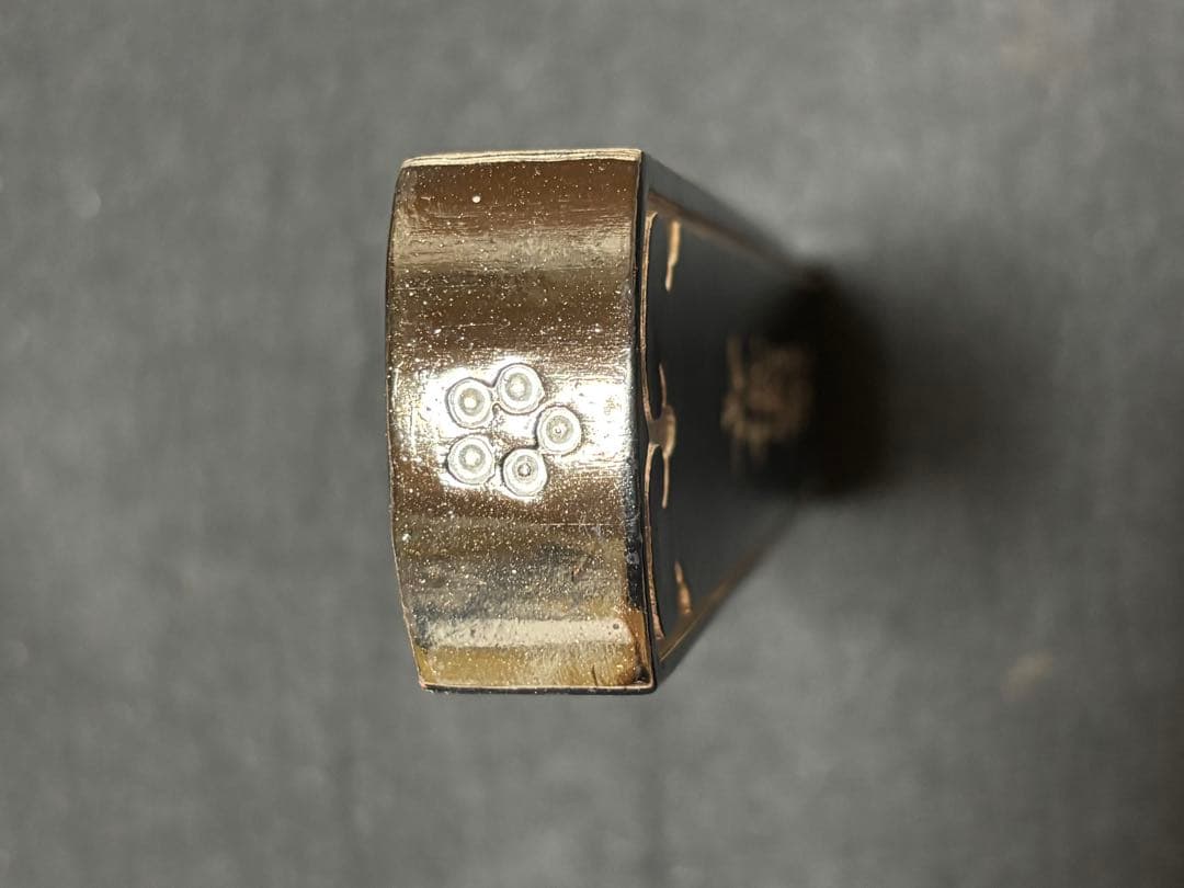 処分価格40年古墨　五つ星古梅園製「紅花墨」10丁型２個セット①