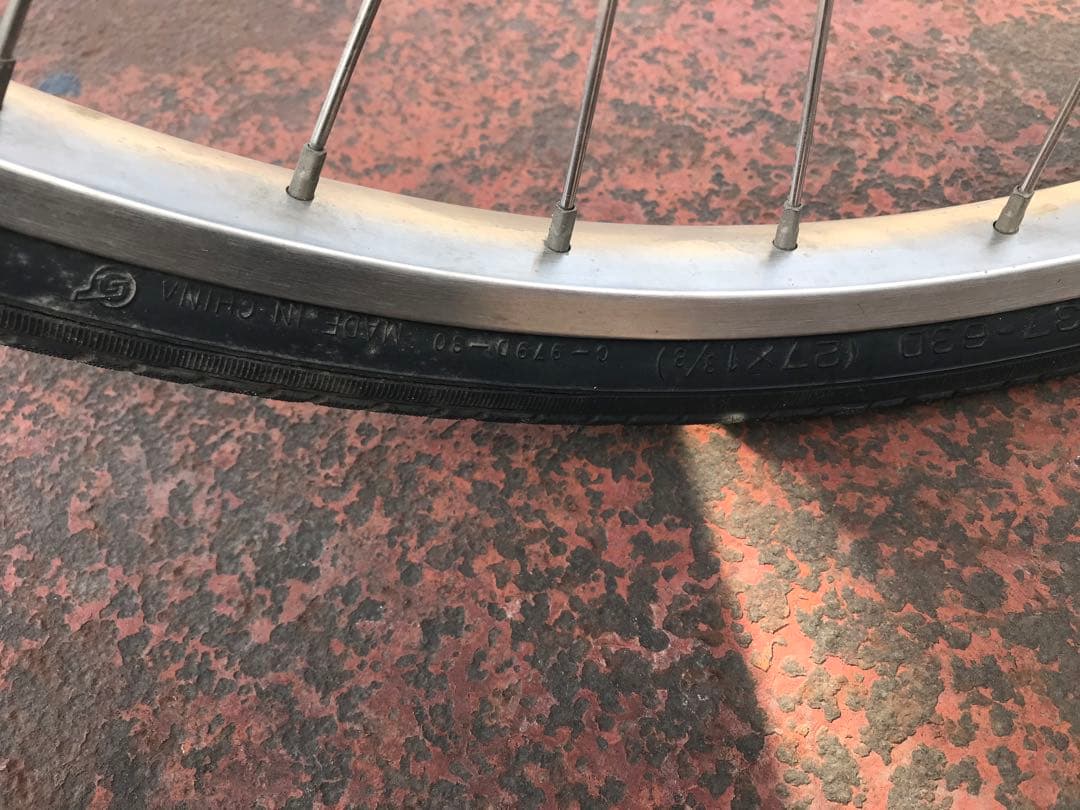 自転車　動作品　27インチ　ギア3 取引限定