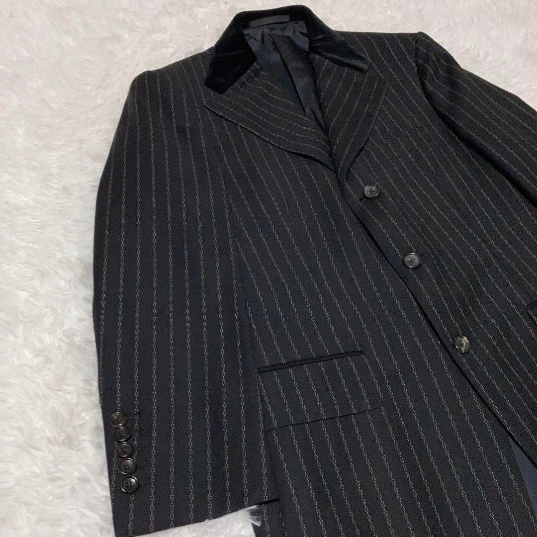 【美品】GUCCI チェーン柄スーツ セットアップ ウール キュプラ