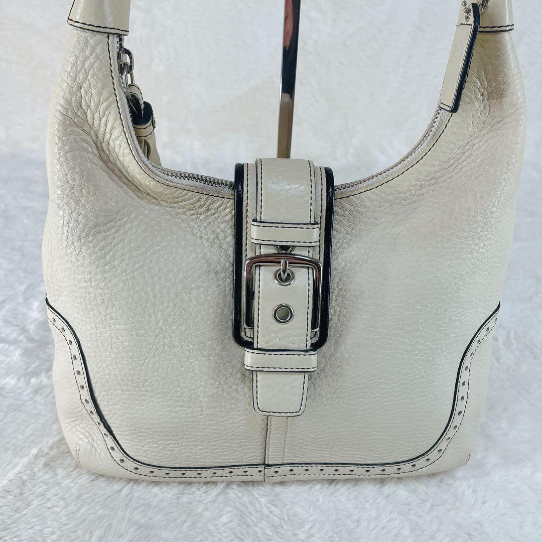 【美品】 COACH コーチ ショルダーバッグ レザー ソーホー 肩掛け