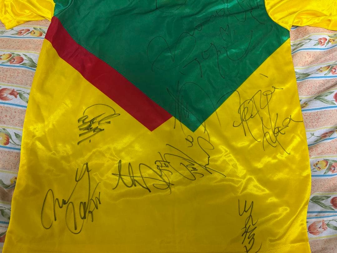 ジェフユナイテッド市原・千葉 ユニフォーム　JEF UNITED 当時物　サイン