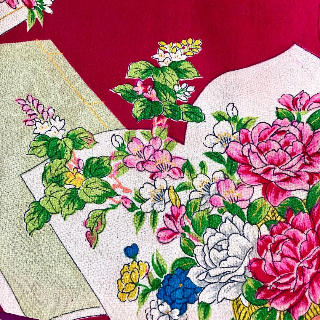 アンティーク　女の子　読本　着物　NO4