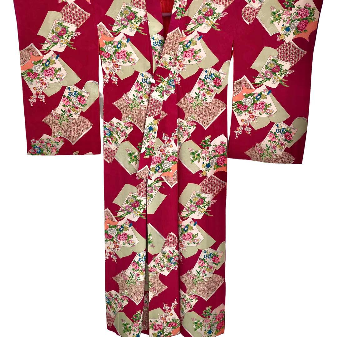 アンティーク　女の子　読本　着物　NO4