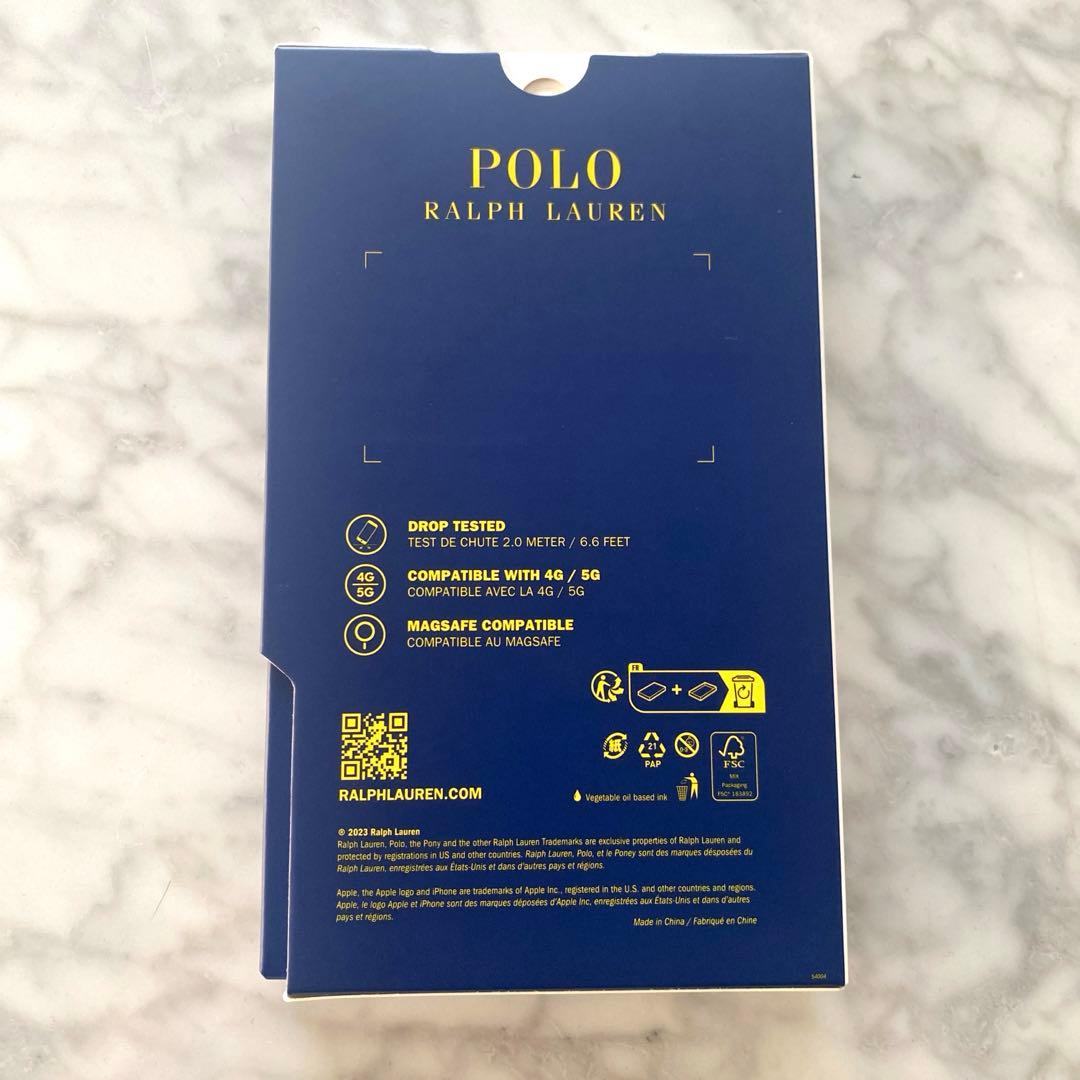 レア！完売！新品　ラルフローレン　iPhone15 Plus ケース