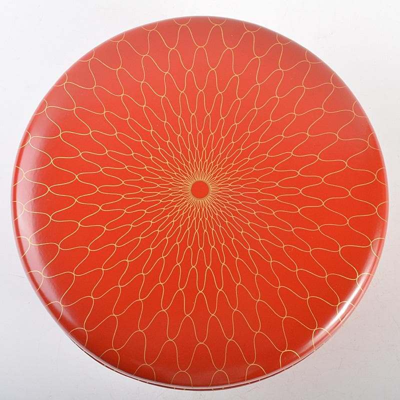 飛来一閑造　金蒔絵　網目食籠　菓子器　蓋物　共布　淡々斎極め箱　V　R7047
