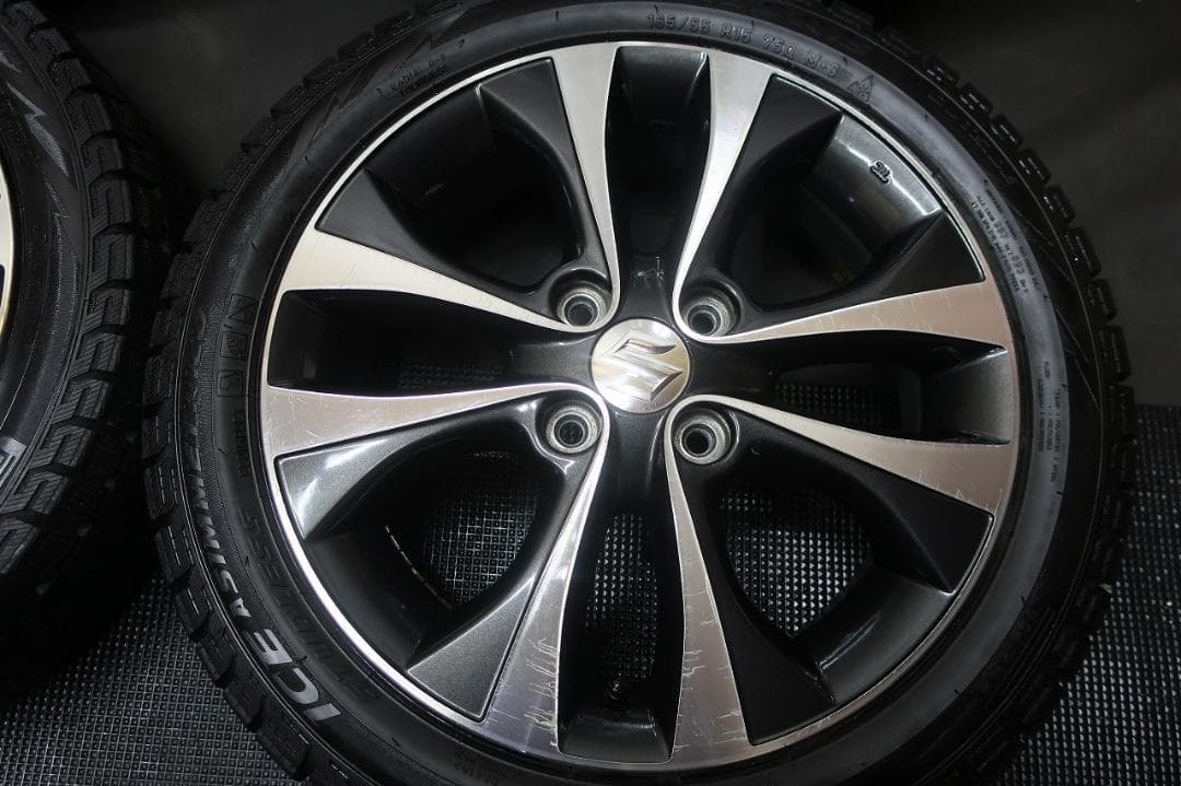 スタッドレス ピレリ 165/55R15 溝有 スズキ ワゴンR スティングレー