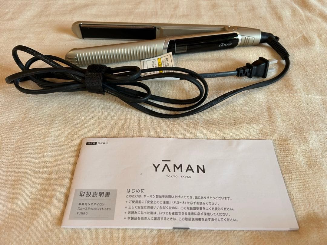 ヤーマン YA-MAN スムースアイロンフォトイオン YJHB0N ヘアアイロン