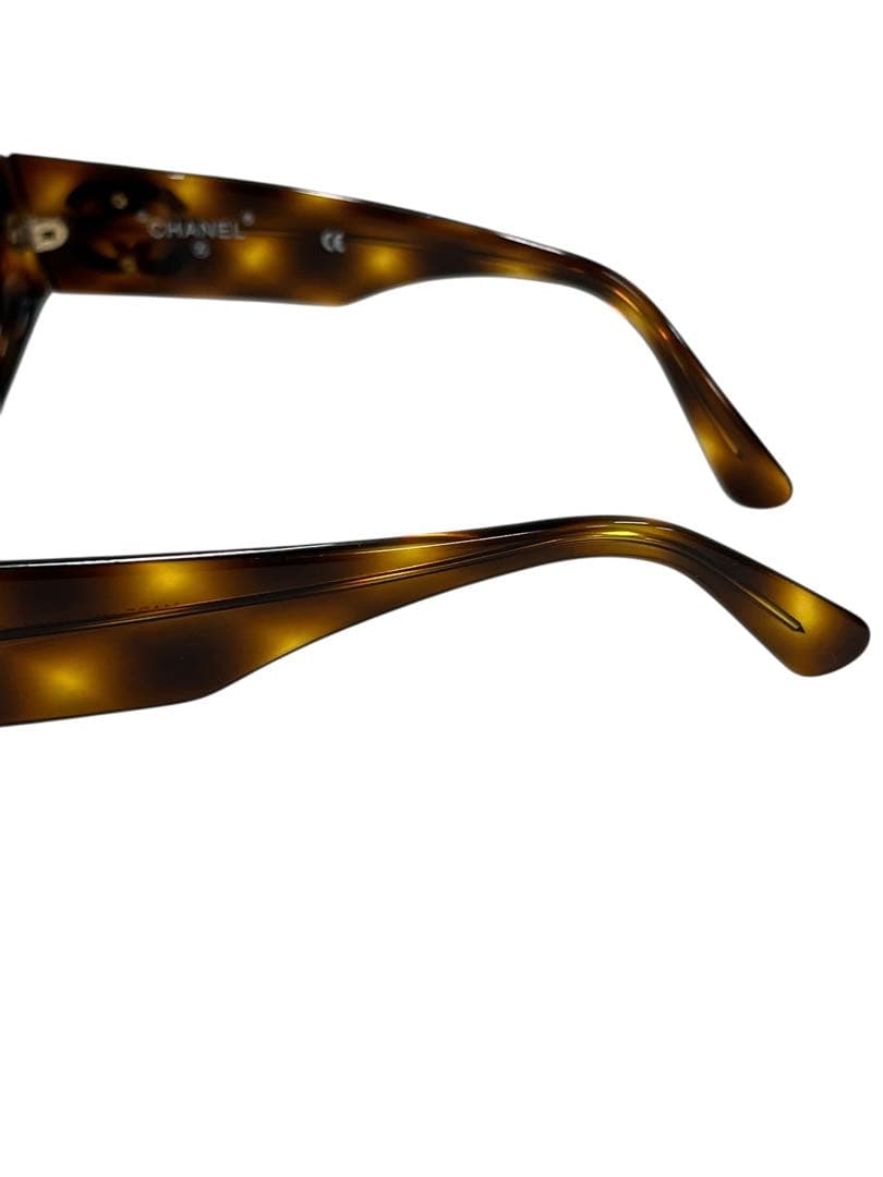 CHANEL べっ甲柄 サイドココマーク サングラス