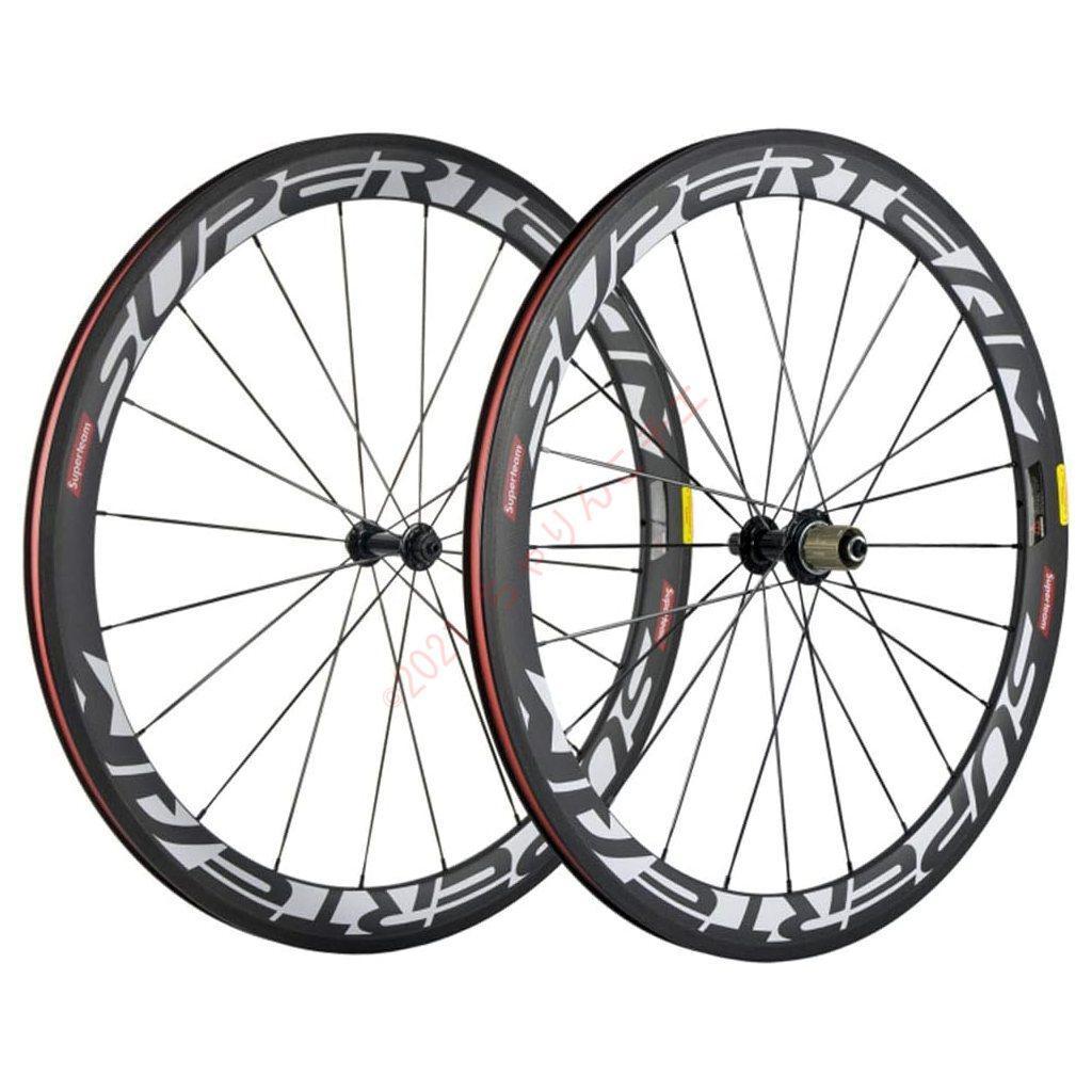 【新品】 SuperTeam カーボンホイール 700c リムブレーキ
