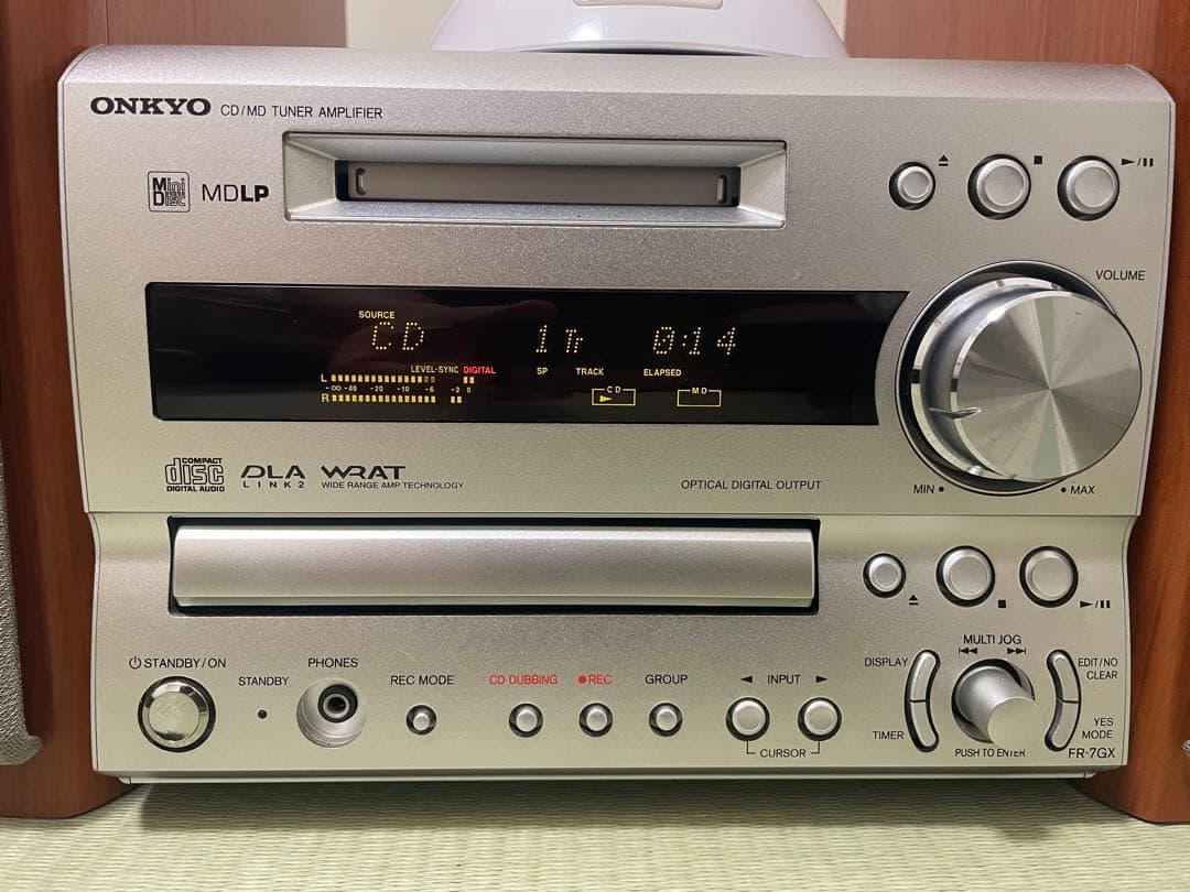 ONKYO FR-7GX　CD MD ミニコンポ　【難あり】　即日発送！