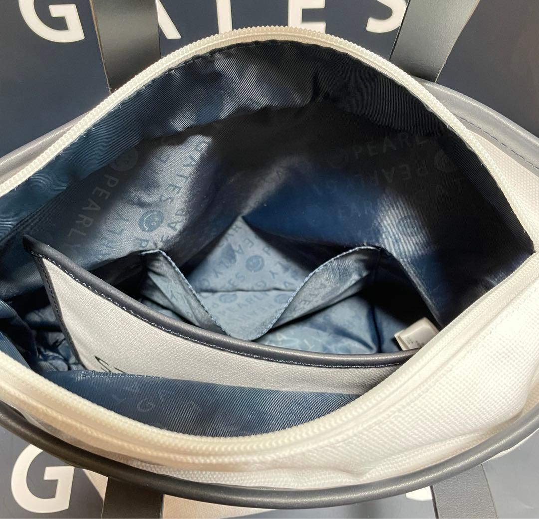 新品 未使用 PEARLY GATES フォトプリント ラウンド カートバッグ