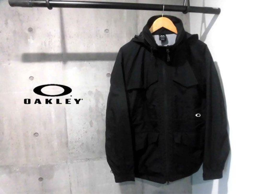 美品 OAKLEY オークリー ナイロン ジャケット M65ブラック L サイズ