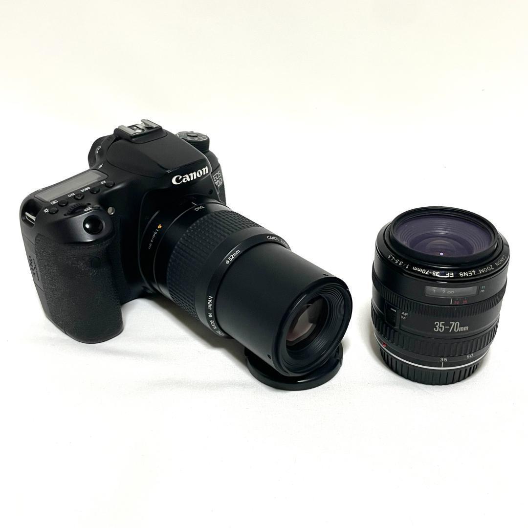 即戦力❣️ Canon EOS 70D ダブルズームレンズセット 遠近OK