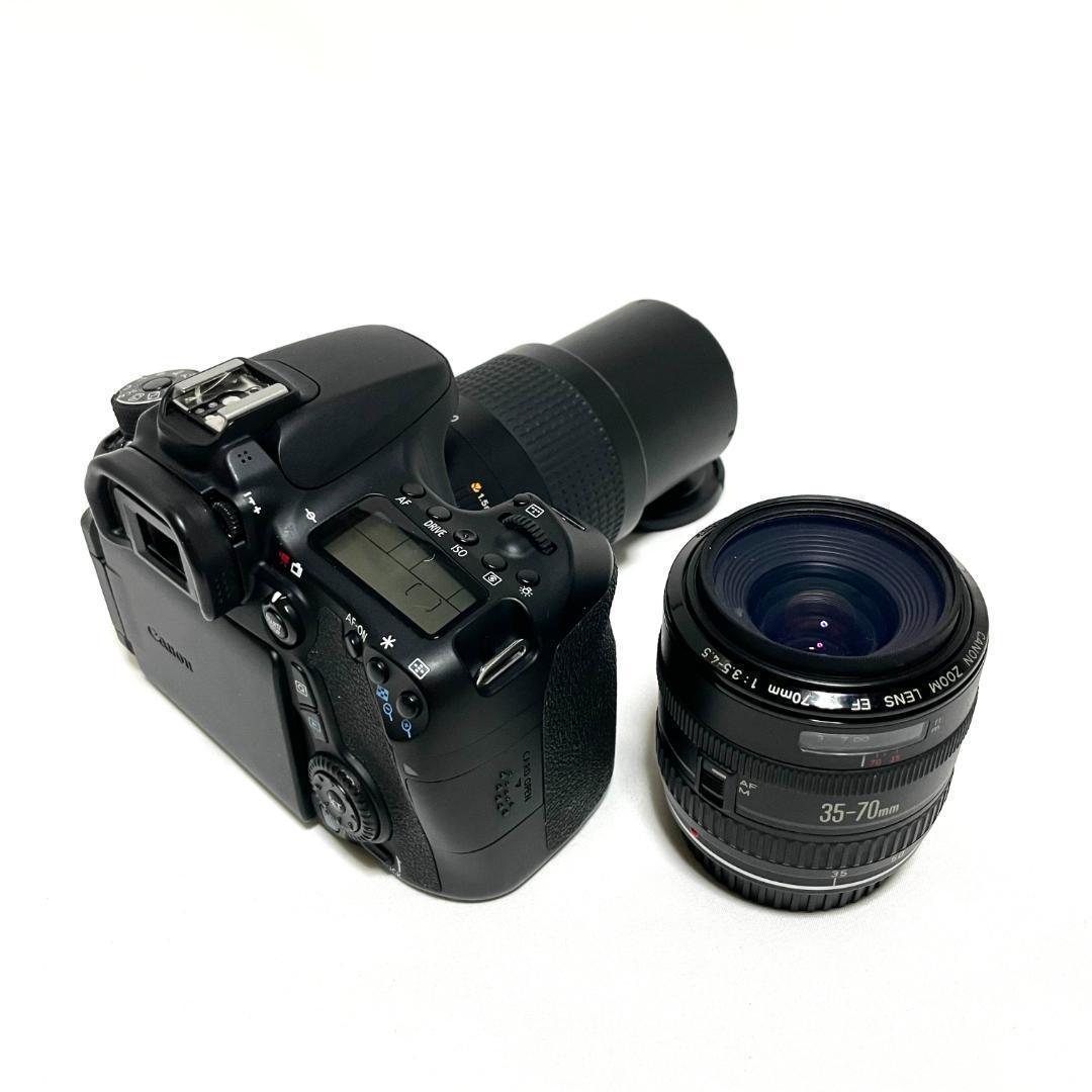 即戦力❣️ Canon EOS 70D ダブルズームレンズセット 遠近OK