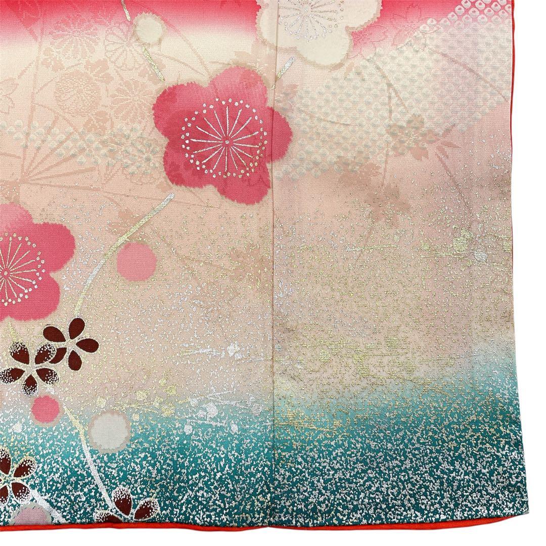 ◎mk-2550　七五三　女の子　着物　7歳　日本製　　12-4