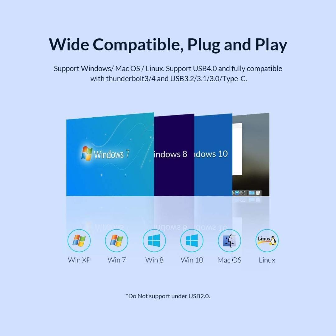 [訳あり]ORICO USB4.0 Nvme M.2 SSDケース