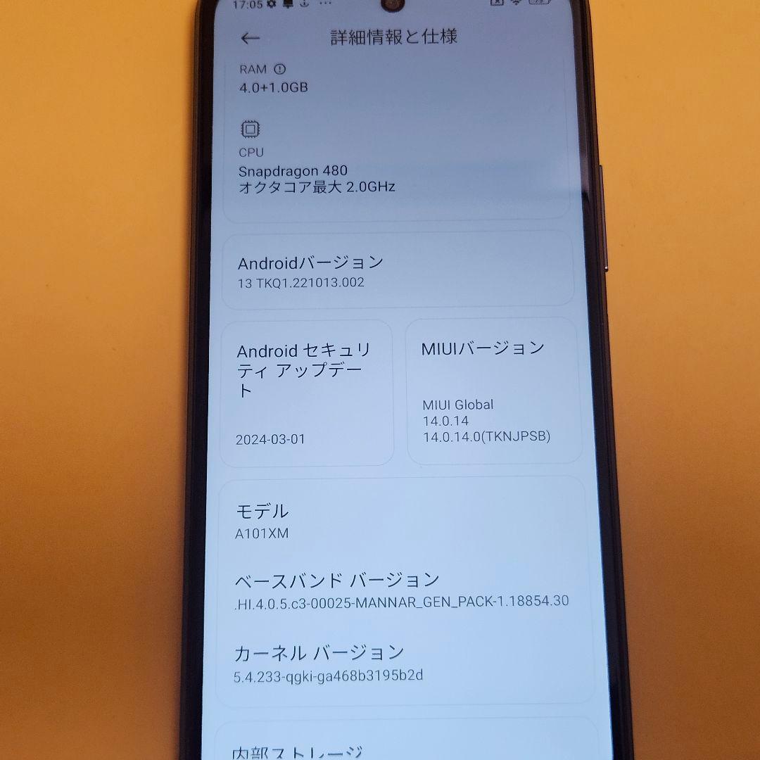 Xiaomi Redmi Note 10T｜24時間以内発送#443