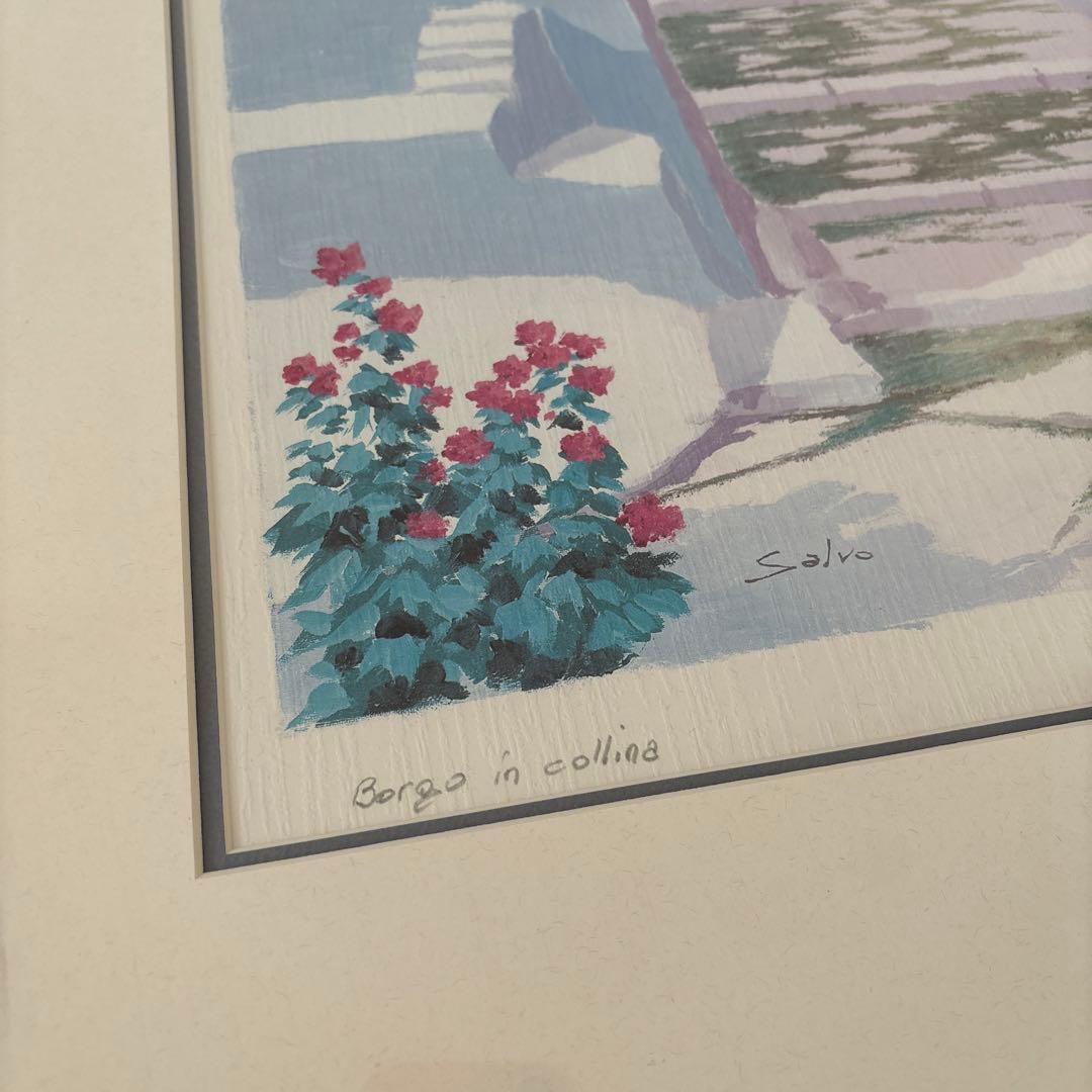 【SALVO サルボ】Borgo in collina (階段)白フレーム