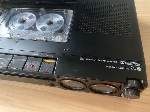超希少美品 整備済高音質動作品 SONY TC-D5 高級デンスケ 生録機