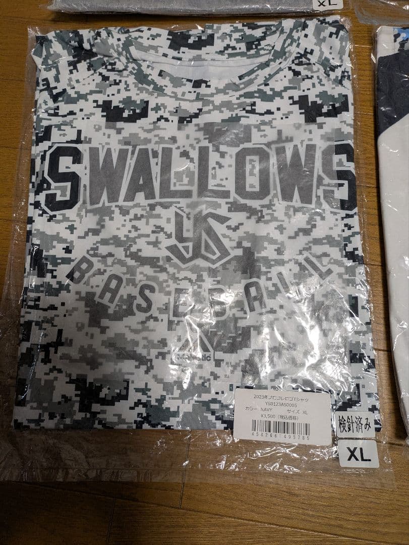 東京ヤクルトスワローズ　プロコレTシャツ [完全未開封品]