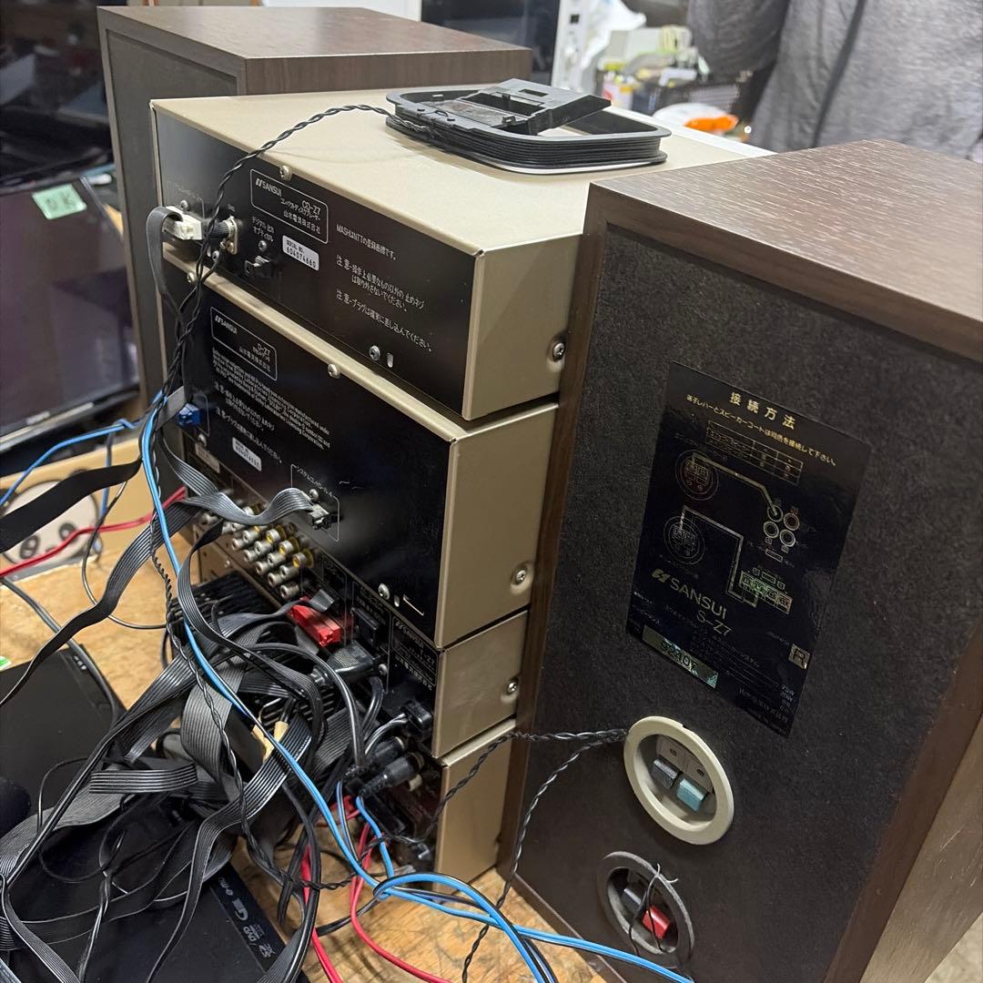 SANSUI ミニコンポ CDラジカセ