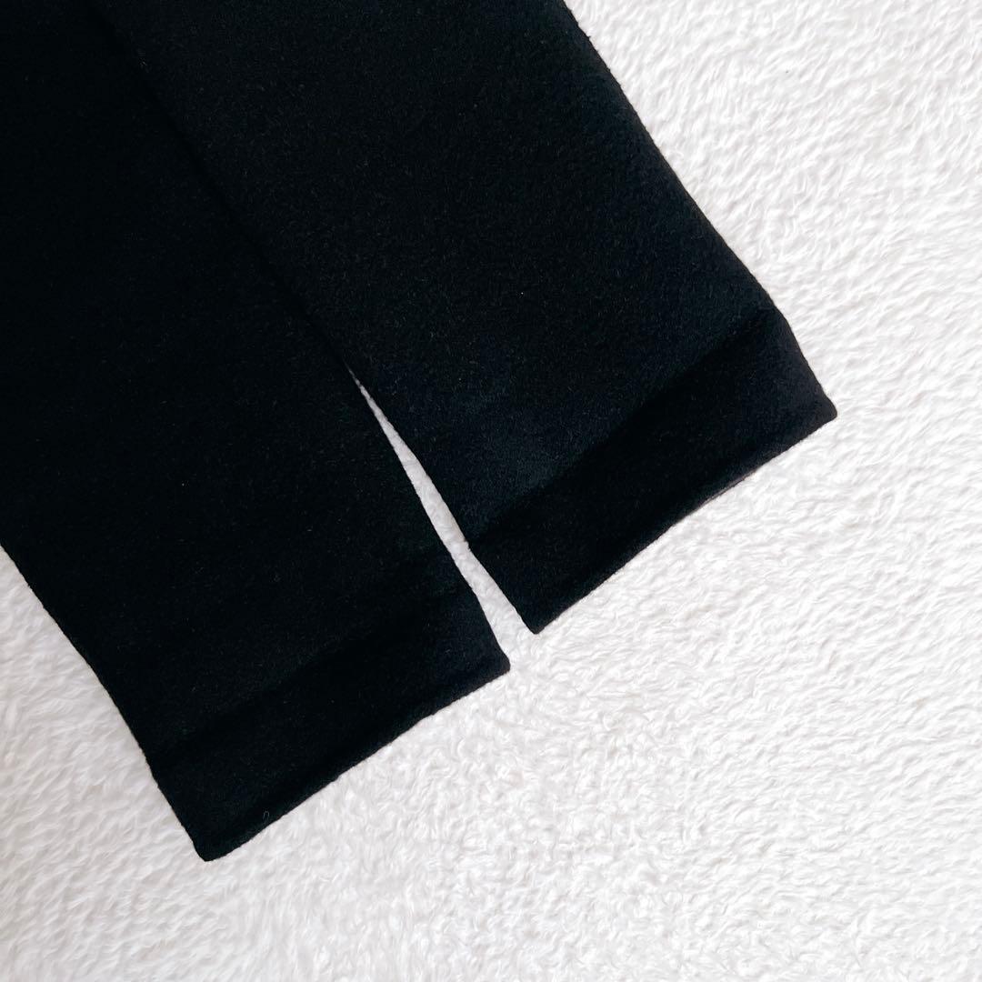 バーバリーロンドン ダブルフェイス コート ノバチェック カシミヤ ブラック L